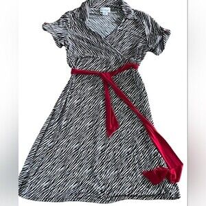 Motherhood Zebra Print Dress